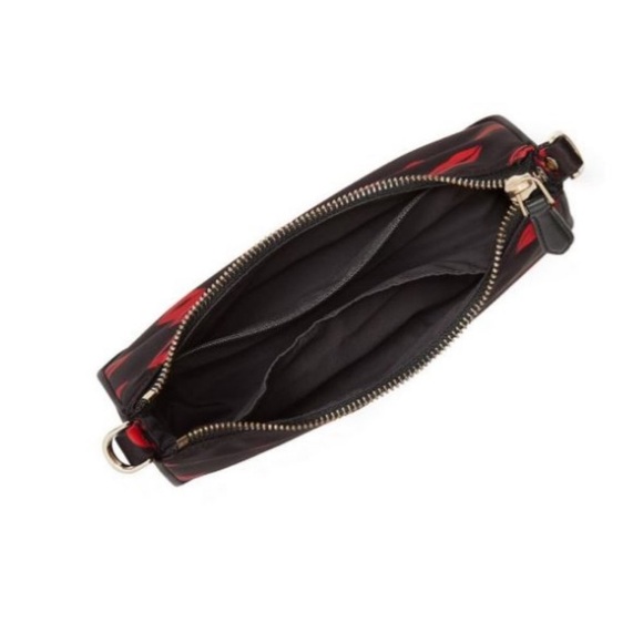 ❣️🎉HOST PICK🎉❣️Kate Spade The Little Better Sam Kisses Crossbody Bag Black/Red - Picture 7 of 11